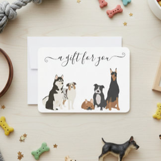 Gift Certificate Dog Grooming Pet Vet Boarding