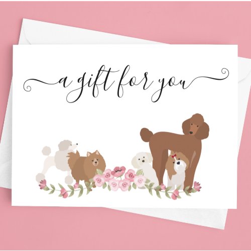 Gift Certificate Dog Grooming Pet Vet Boarding