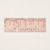 Gift Certificate Drips Rose Gold Makeup Small (Front)