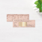 Gift Certificate Drips Rose Gold Makeup Small