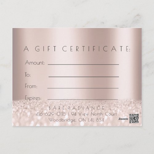 Gift Certificate Electrolysis Hair Removal Gray2 Postcard