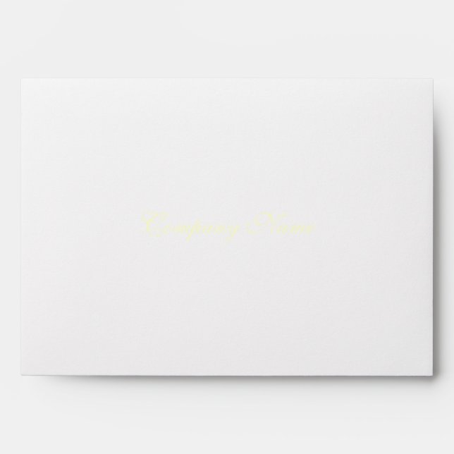 Gift Certificate Envelope--Black Envelope (Front)