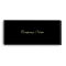 Gift Certificate Envelope--Black