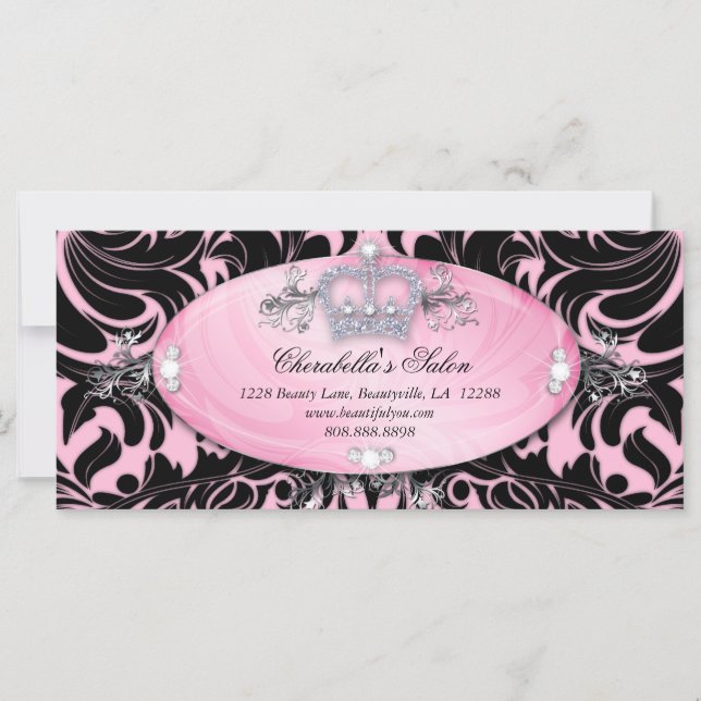 Gift Certificate Fashion Salon Jewelry Crown (Front)