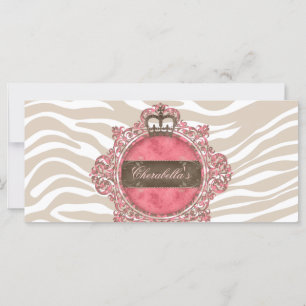 Gift Certificate Fashion Salon Jewelry Zebra
