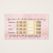 Gift Certificate Glitte Pink Lash Extension Makeup (Back)