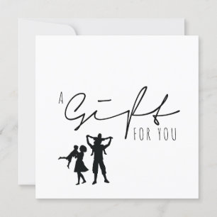 GIFT CERTIFICATE   Gold Brush Minimalist