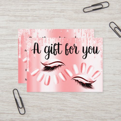 Gift Certificate Hair Stylist Nails Candy Drips