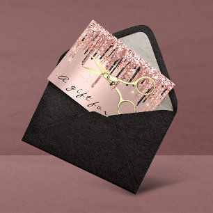 Gift Certificate Hairdresser Hairstylist Rose