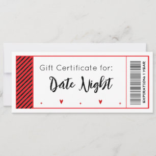 Gift Certificate  Holiday Card