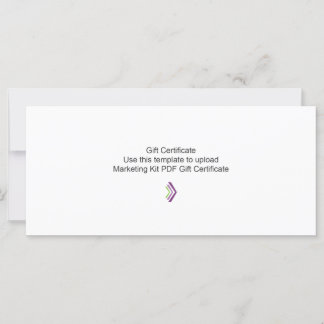 Gift Certificate Marketing Kit Template