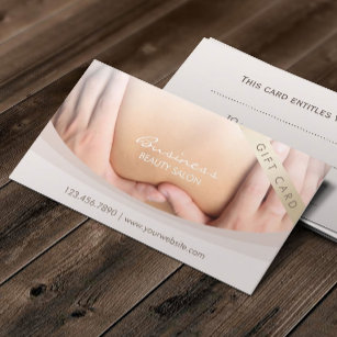 Gift Certificate Massage Therapy Salon Spa