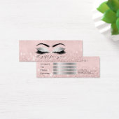 Gift Certificate Small Pink Lashes Makeup Gray (Desk)
