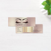 Gift Certificate Small Pink Lashes Makeup Rose (Desk)