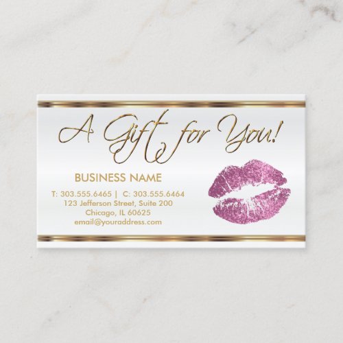 Gift Certificate So Pink Lipstick Business