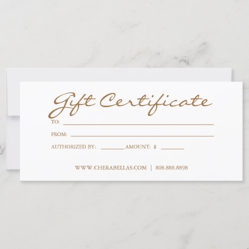 Gift Certificate Tanning Salon Pink Bikini Woman