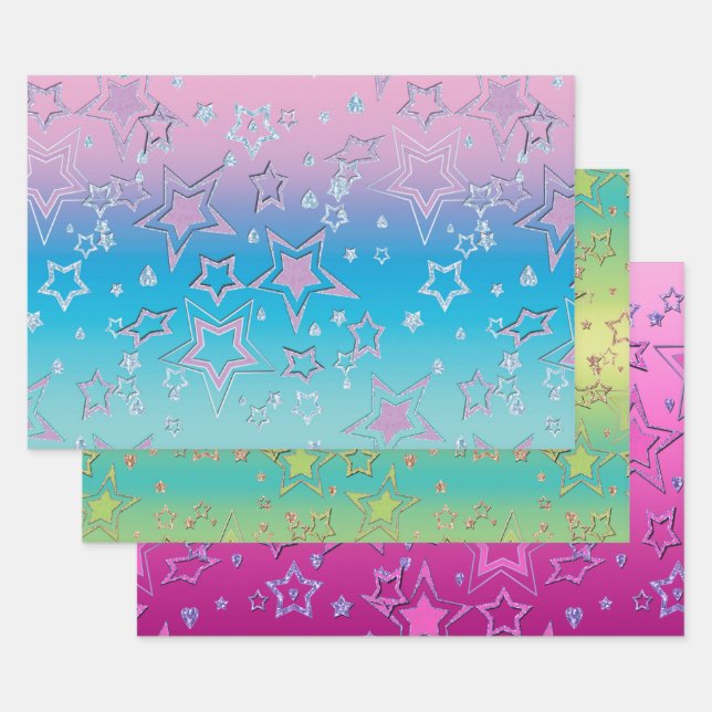 Gift, Christmas paper, packaging, Christmas decor Wrapping Paper Sheets (Set)