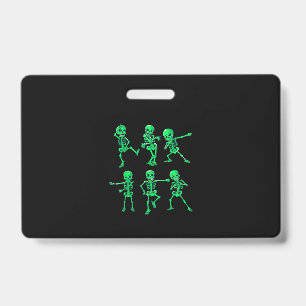 Gift Dance Halloween Dancing Skeletons Dance Gift Badge