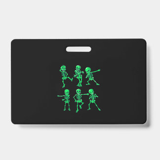 Gift Dance| Halloween Dancing Skeletons Dance Gift Badge