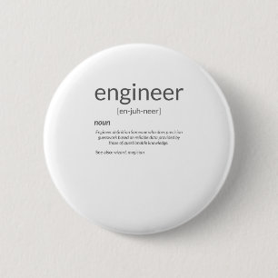 Gift Engineer College Major Engineer Definition Button