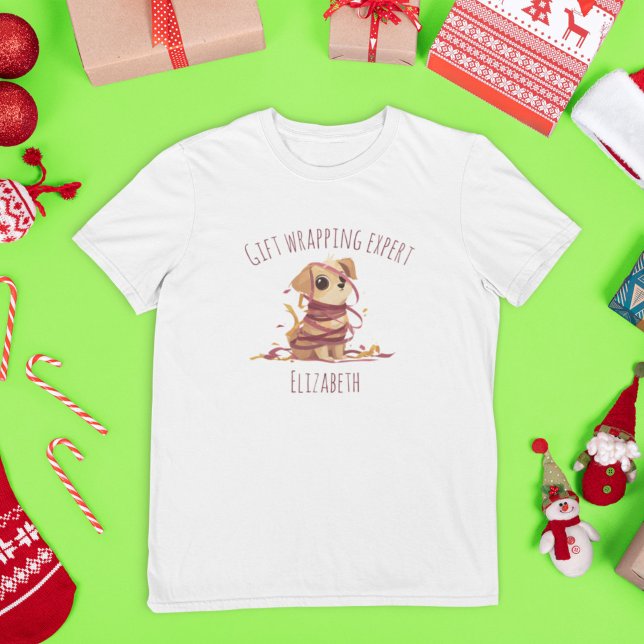 Gift Expert Funny Family Personalized Christmas T-Shirt (Creator Uploaded)