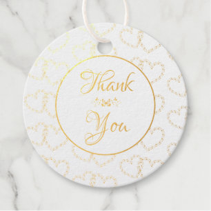 Gift-Favor Tag-Thank You Foil Favor Tags