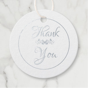 Gift-Favor Tag-Thank You Foil Favor Tags