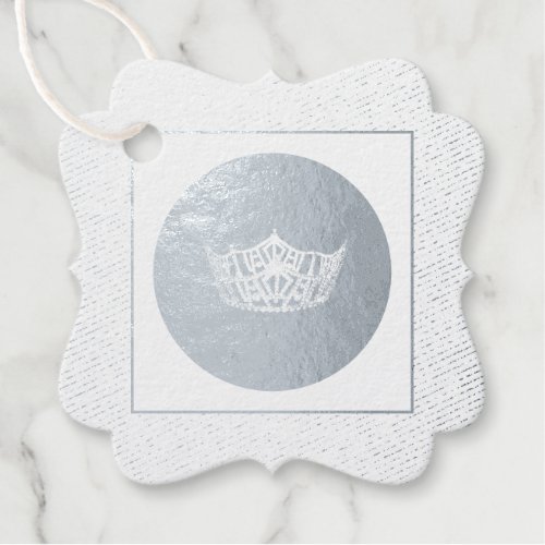 Gift_Favor Tags_Miss America Style Pageant Crown Foil Favor Tags