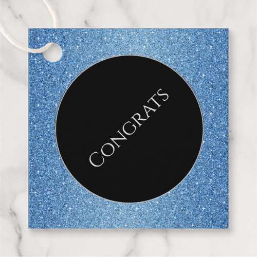 Gift_FavorTag _Faux Glitter Congrats Favor Tags