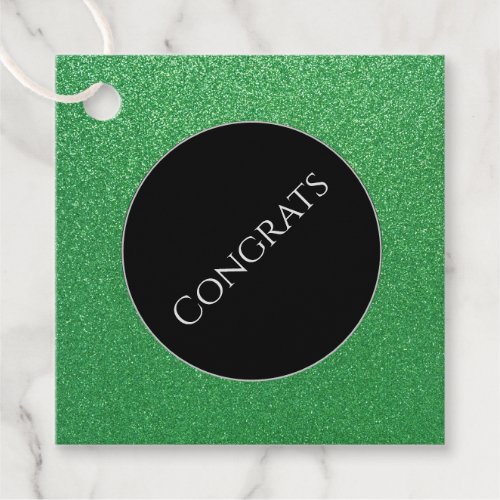 Gift_FavorTag _Faux Glitter Congrats Favor Tags