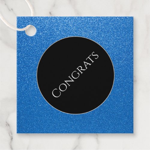 Gift_FavorTag _Faux Glitter Congrats Favor Tags