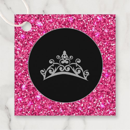 Gift_FavorTag _Pageant USA America Tiara Crown Favor Tags