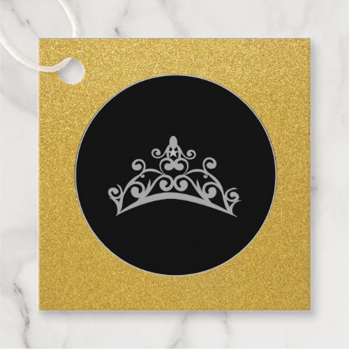 Gift_FavorTag _Pageant USA America Tiara Crown Favor Tags
