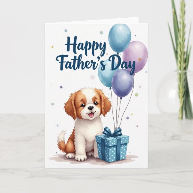 Gift Floral Fathers Day Card (Front)