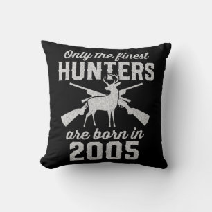 Gift for 18 Year Old Deer Hunter 18th Birthday 200 Throw Pillow