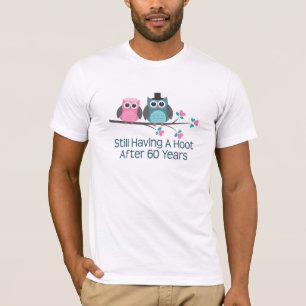 Gift For 60th Wedding Anniversary Hoot T-Shirt