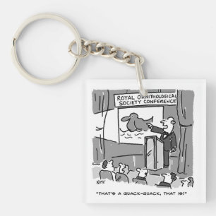 Gift for a Bird Watcher or Birder. Funny Keychain