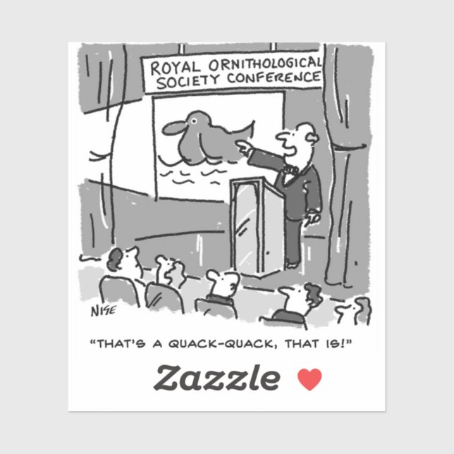 Gift for a Bird Watcher or Birder. Funny Sticker (Sheet)