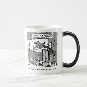 Gift for a Birdwatcher or Birder. Funny Color Morph Mug