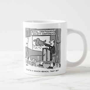 Gift for a Birdwatcher or Birder. Funny Giant Coffee Mug