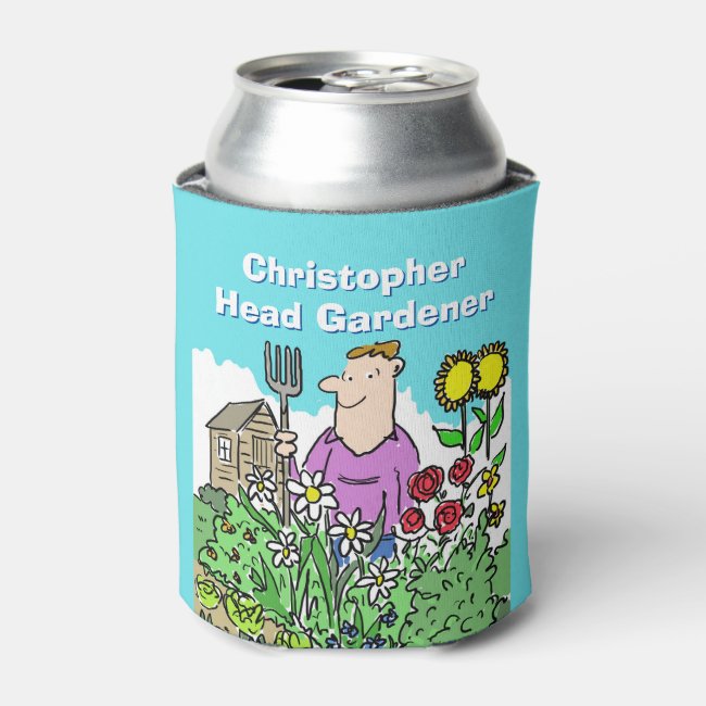 Gift for a Gardener. Add your Name. Can Cooler
