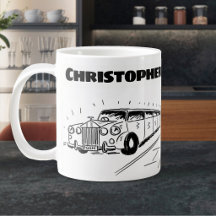 Gift for a Limousine Chauffeur with Name