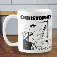 Gift for a Painter & Decorator with Name Coffee Mug