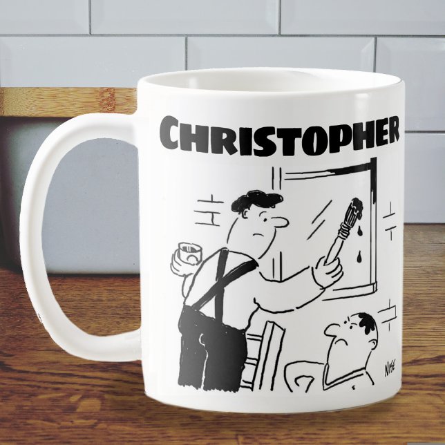 Gift for a Painter & Decorator with Name Coffee Mug (Creator Uploaded)