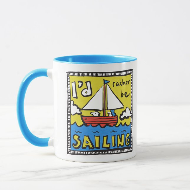 Gift for a Sailor or Yachtsman Mug (Left)
