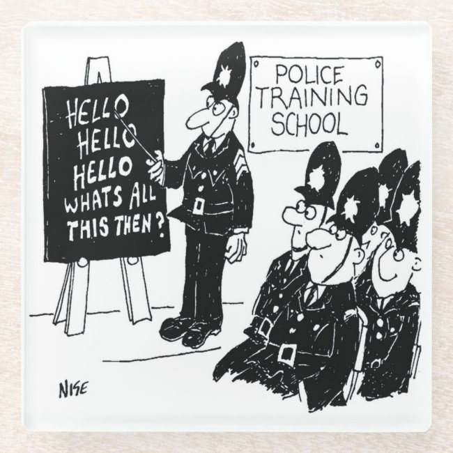 Gift for a UK Policeman - Police College Cartoon
