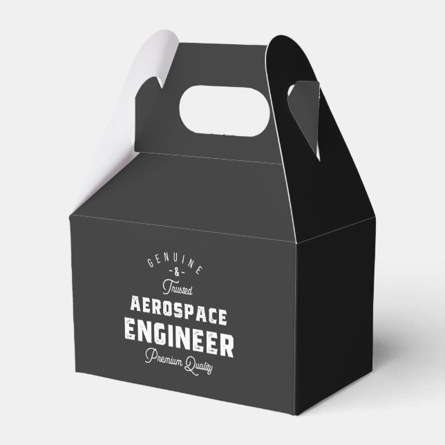 Gift for Aerospace Engineer Favor Boxes (Front Side)