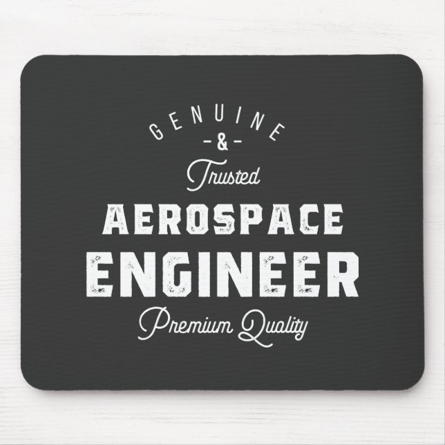 Gift for Aerospace Engineer Mouse Pad (Front)