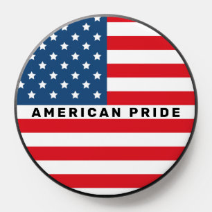 Gift For American Patriot American Pride USA Flag PopSocket