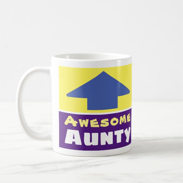 Gift for an Awesome Aunty Coffee Mug (Left)